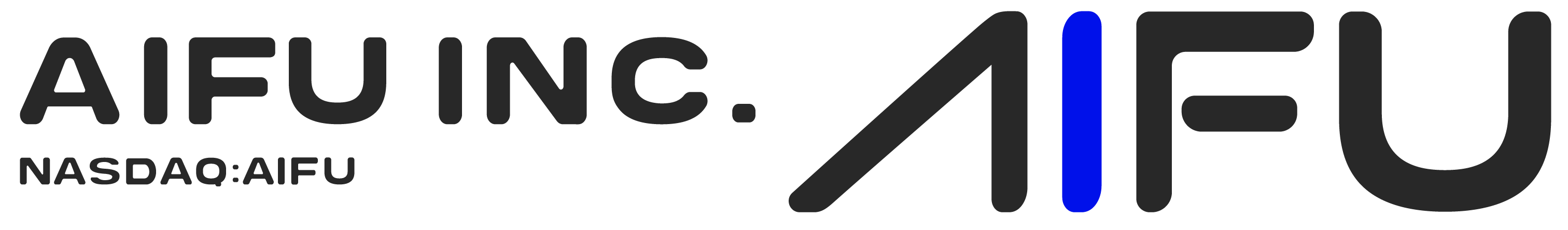 AIFU Inc. black text logo